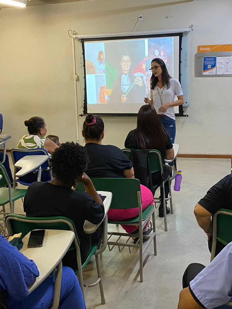 Mais uma palestra ministrada por nossa fundadora Marcela Saad abordando tópicos sobre empreendedorismo e experiência do cliente